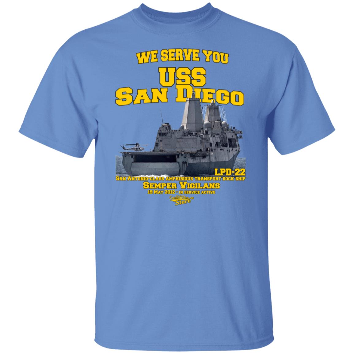 USS San Diego LPD-22 T-shirt