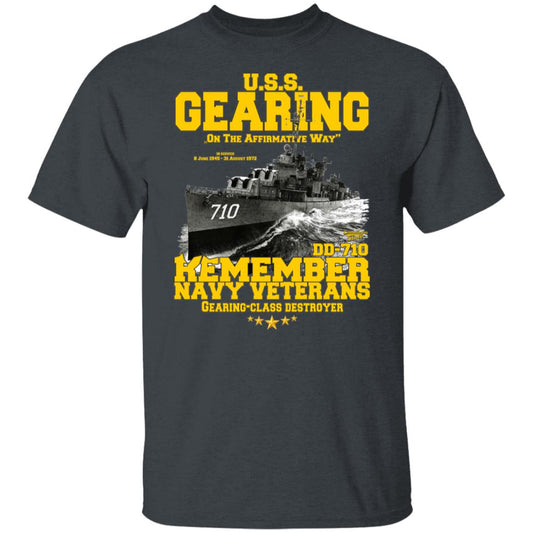 U.S.S. GEARING DD-710 Destroyer T-Shirt