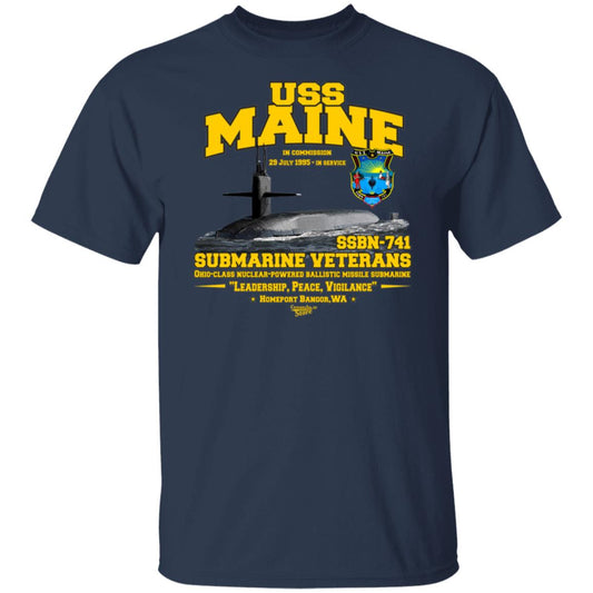 USS MAINE SSBN-741 T-Shirt