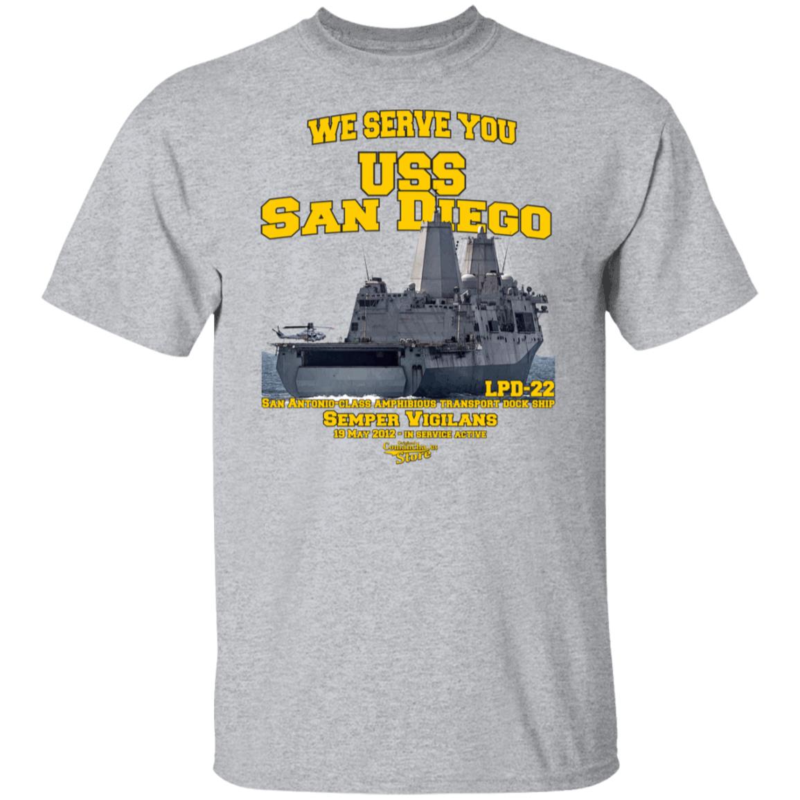 USS San Diego LPD-22 T-shirt