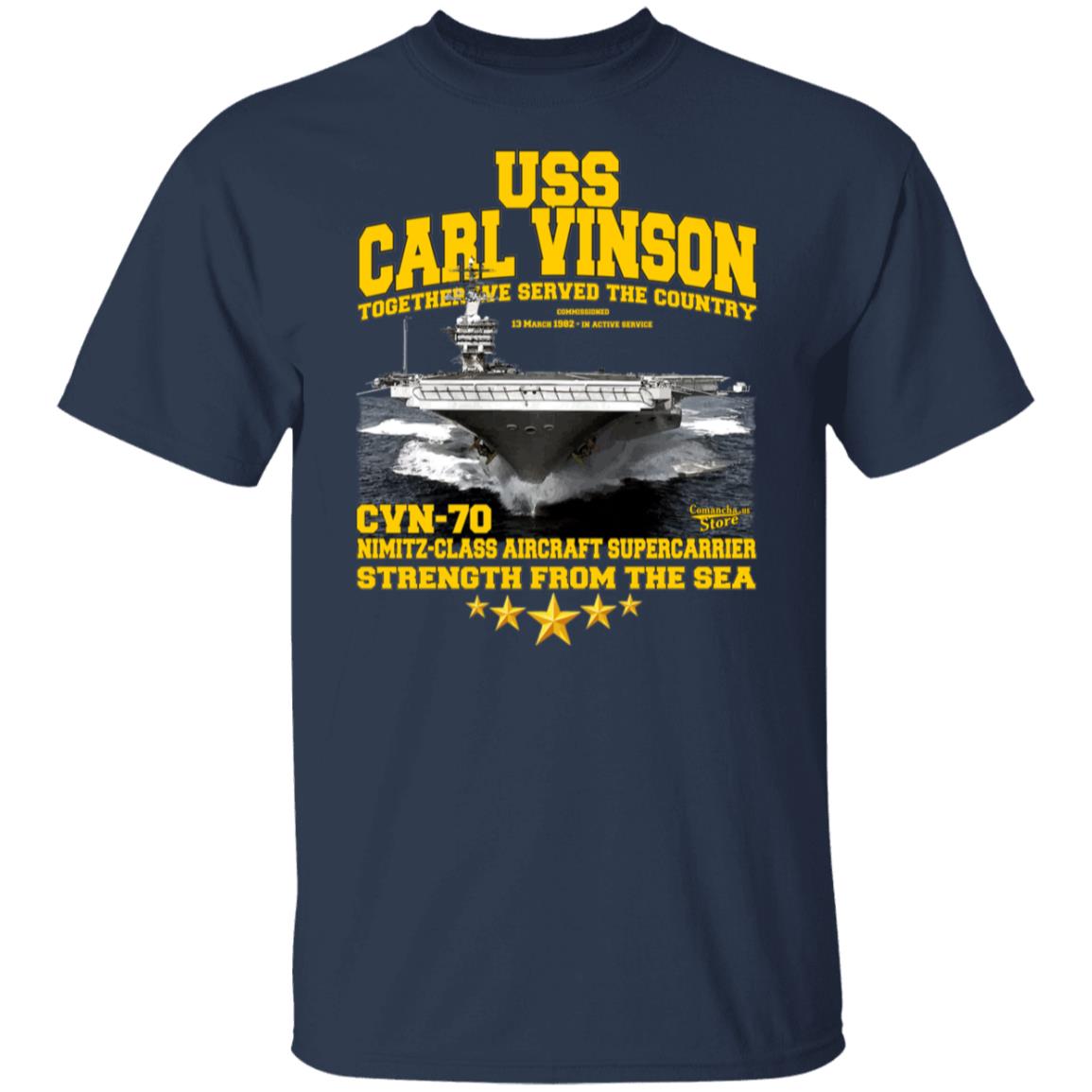 U.S.S. Carl Vinson CVN-70 Supercarrier T-shirt