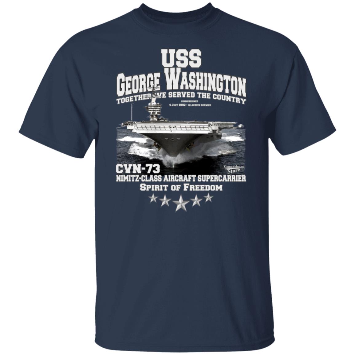 USS George Washington CVN-73 t-shirt