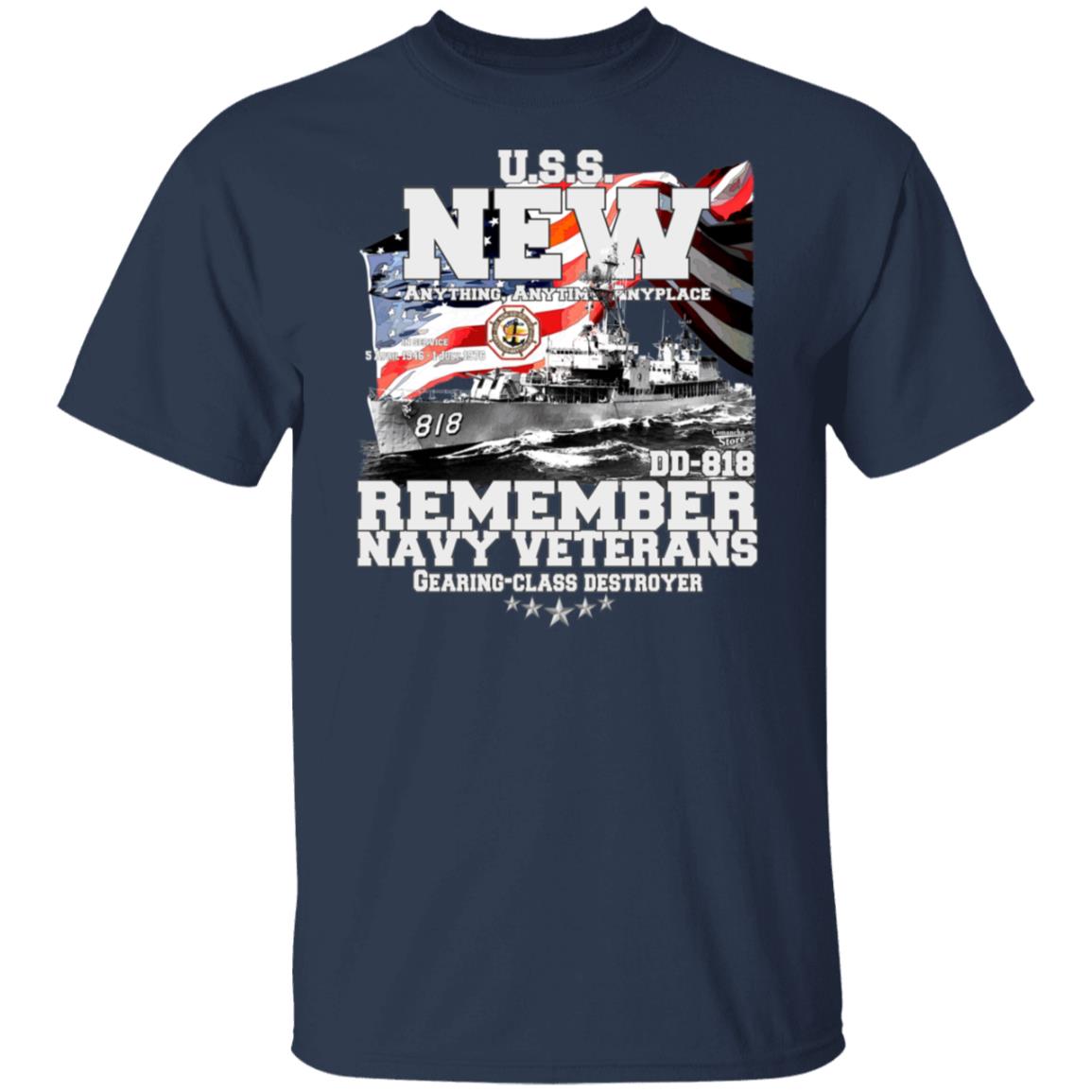 U.S.S. NEW DD-818 Destroyer t-Shirt