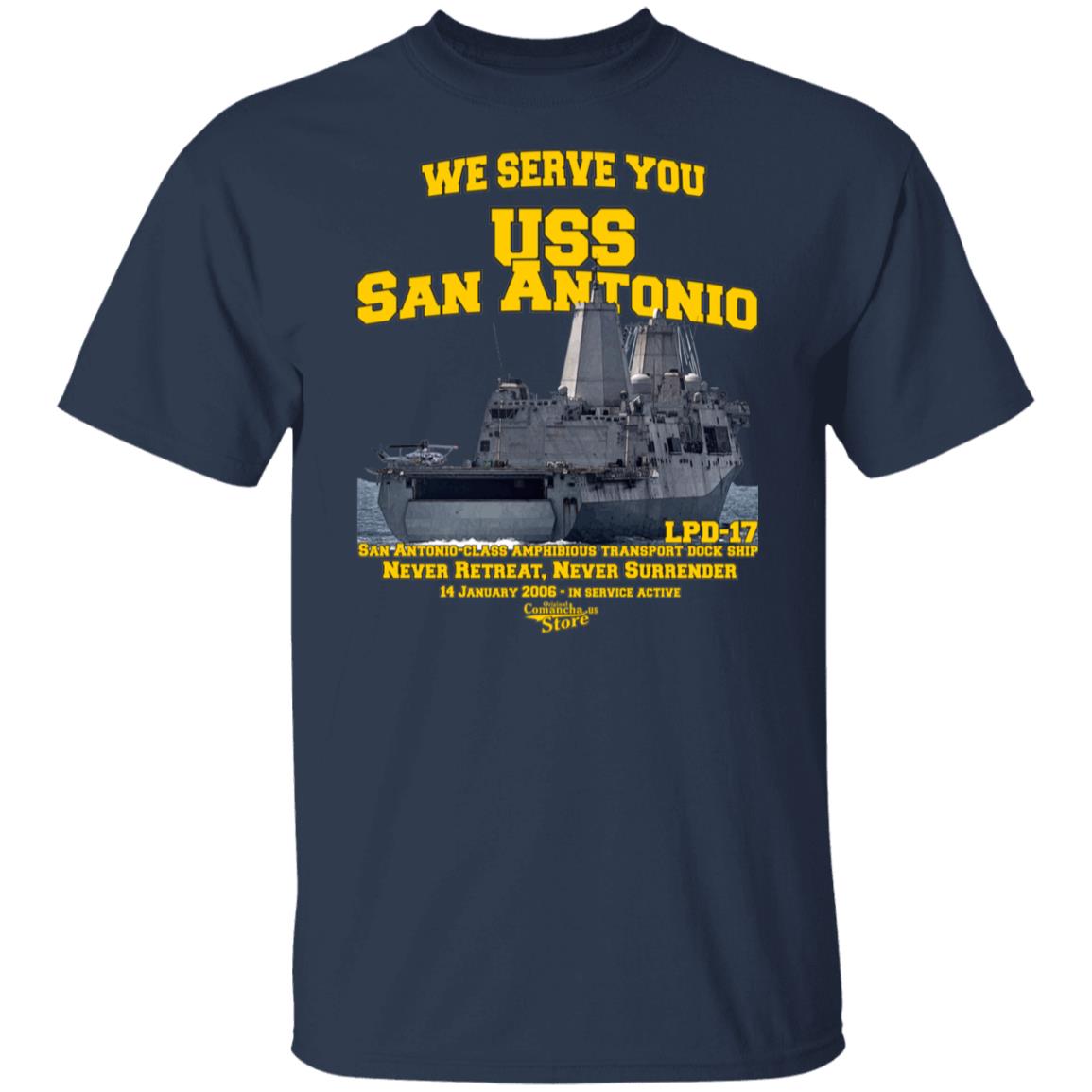 USS San Antonio LPD-17 T-Shirt