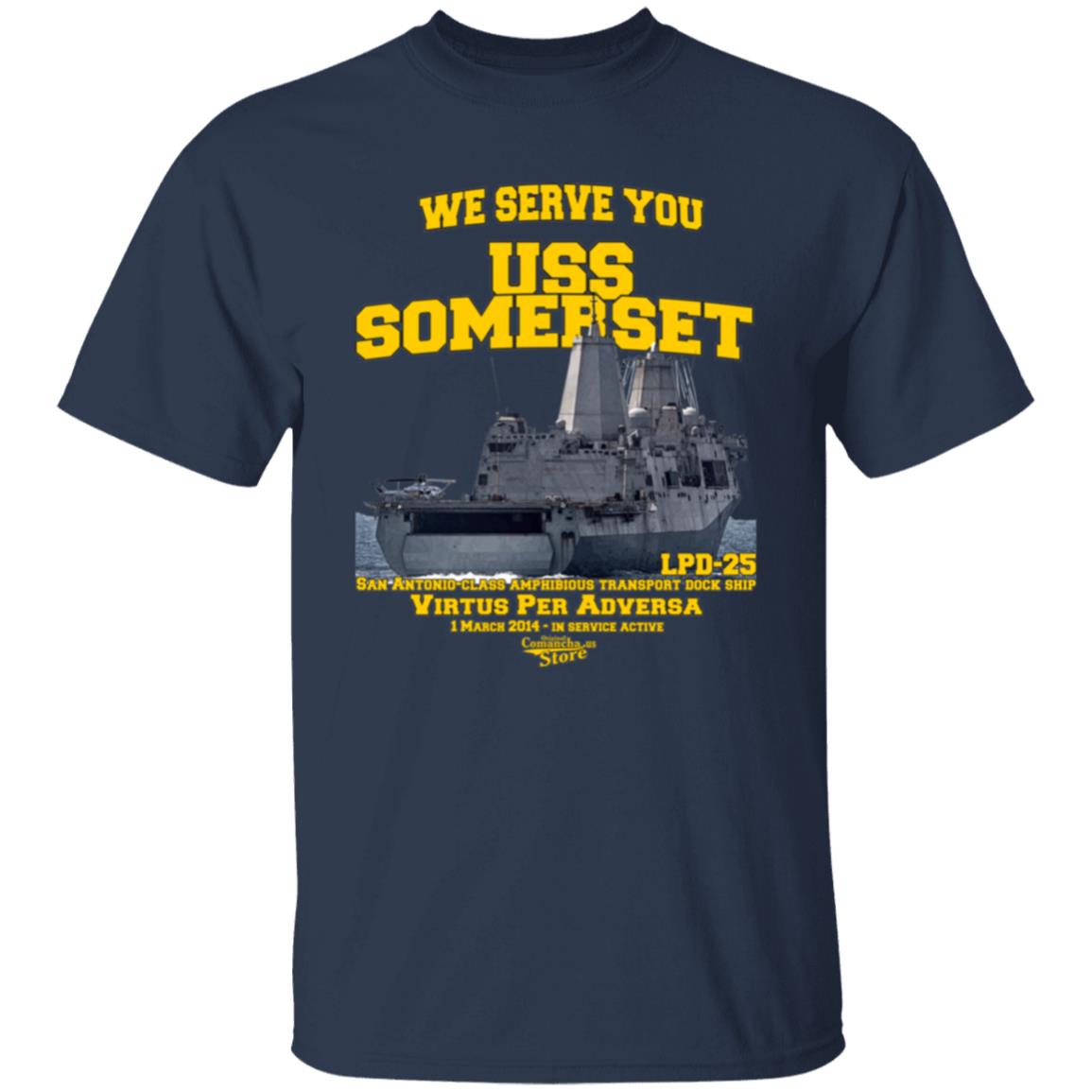 USS SOMERSET LPD-25 T-Shirt