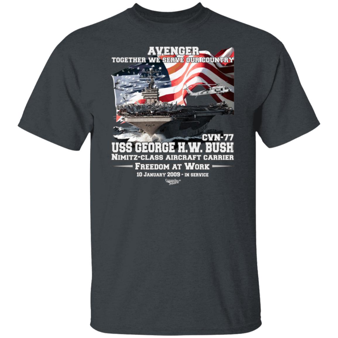 USS GEORGE H.W.BUSH CVN-77 T-Shirt