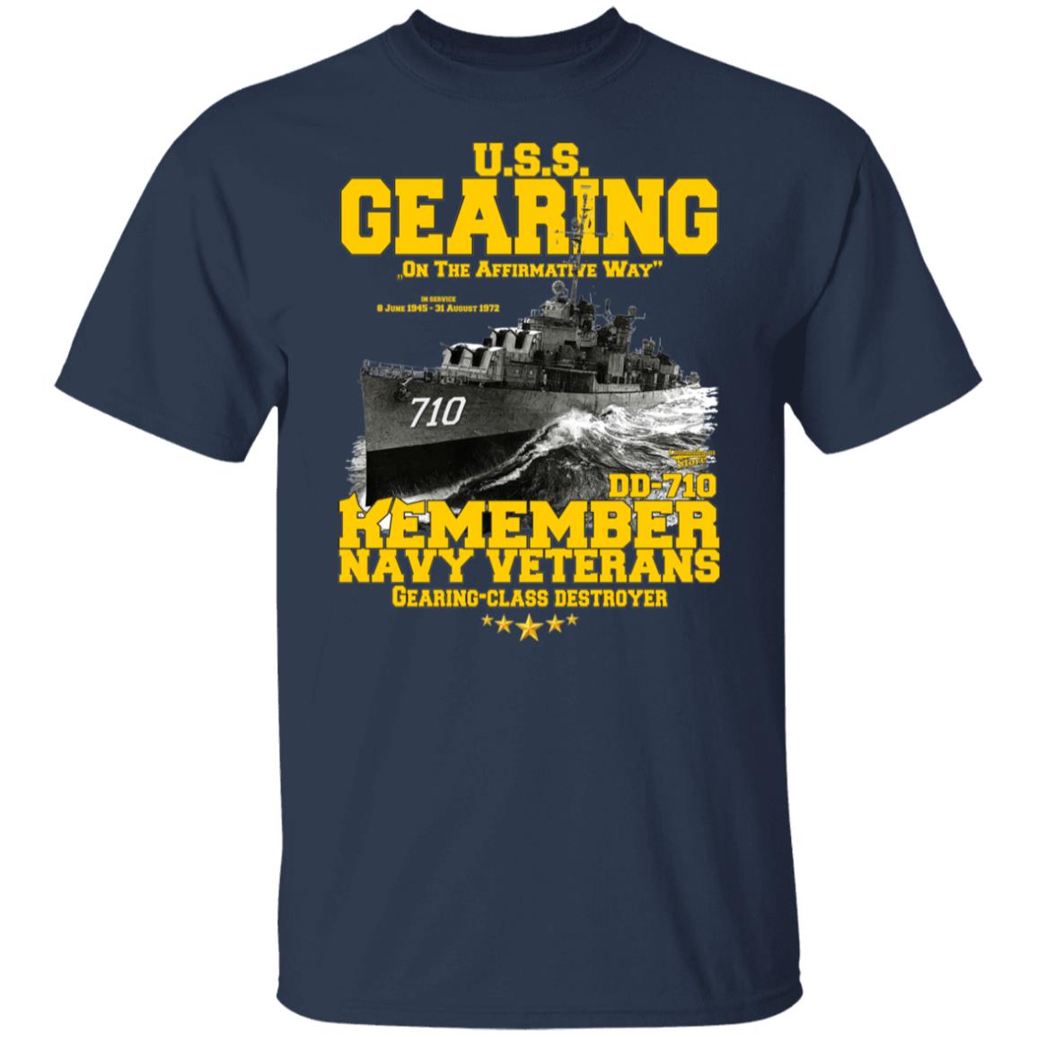 USS GEARING DD-710 Destroyer T-Shirt