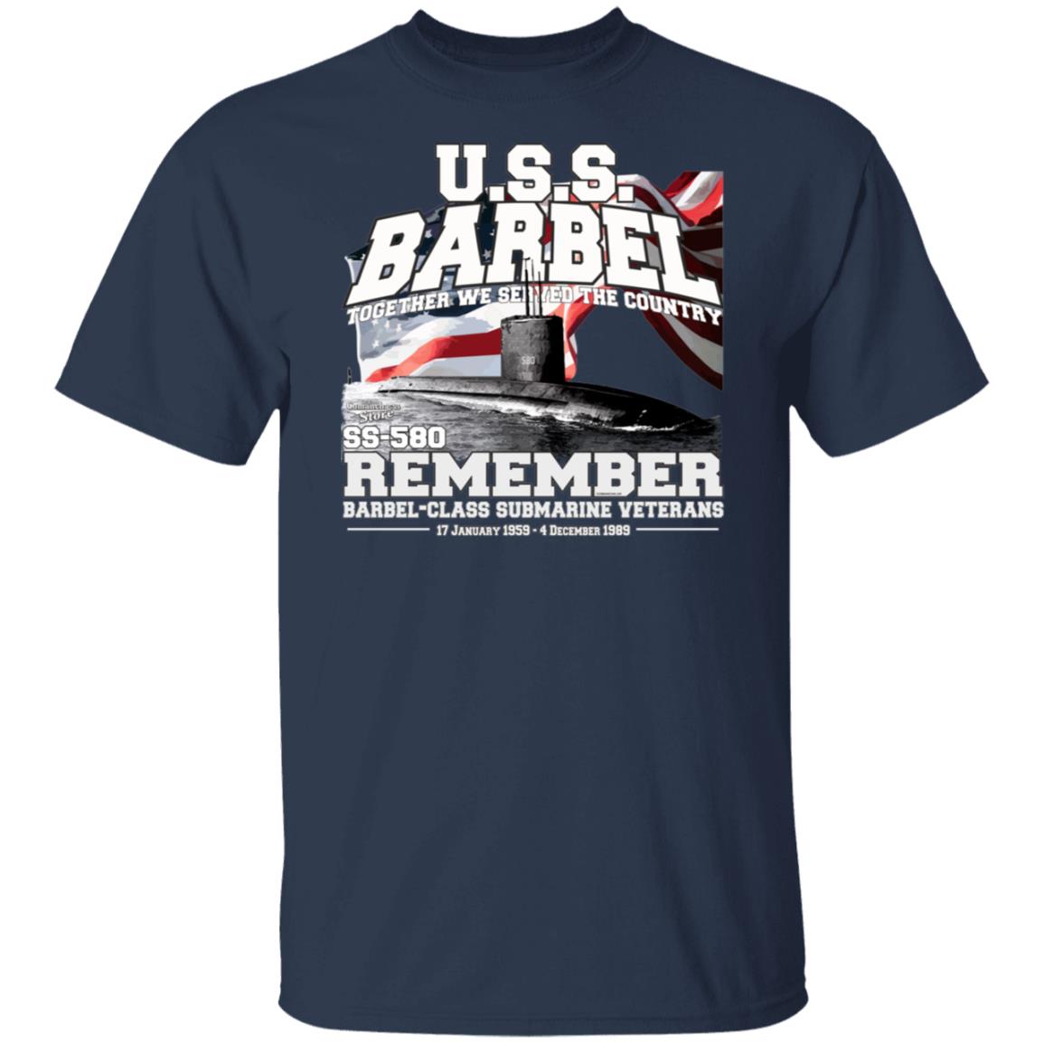 USS BARBEL SS-580 Submarine vetrerans T-shirt