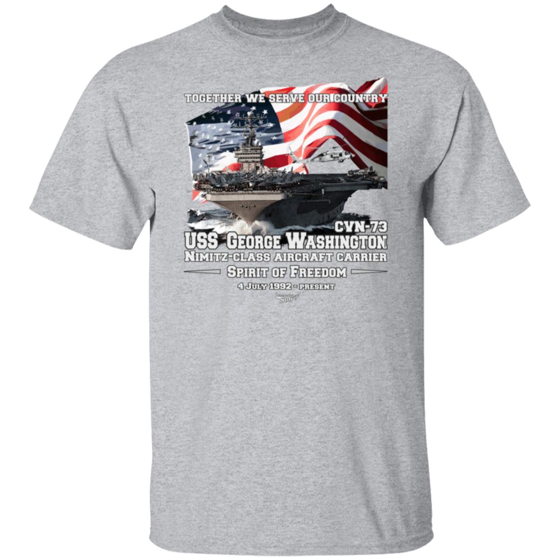 USS GEORGE Washington CVN-73 T-Shirt