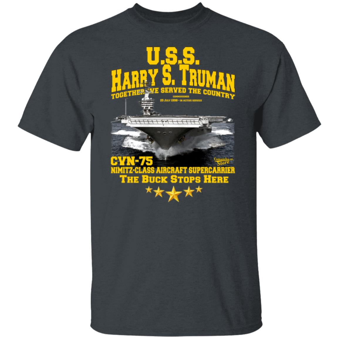 U.S.S. Harry S. Truman CVN-75 supercarrier t-shirt