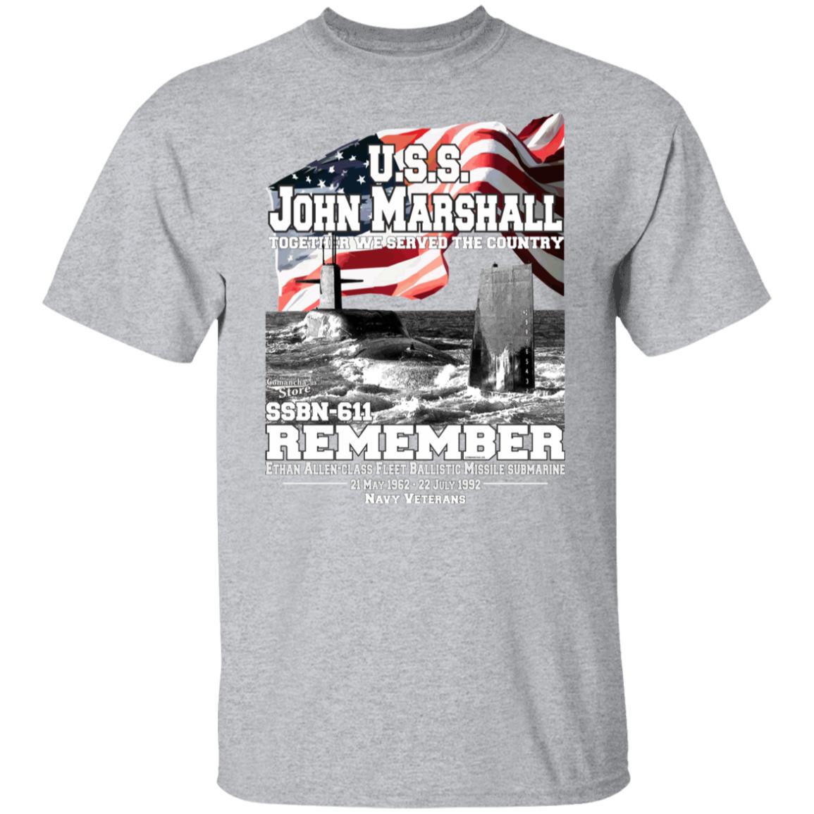 USS John Marshall SSBN-611 Submarine T-shirt