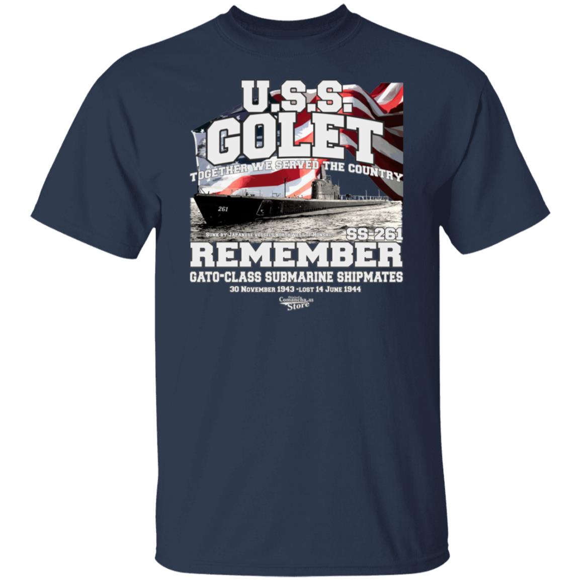 USS COLET SS-261 Submarine T-Shirt