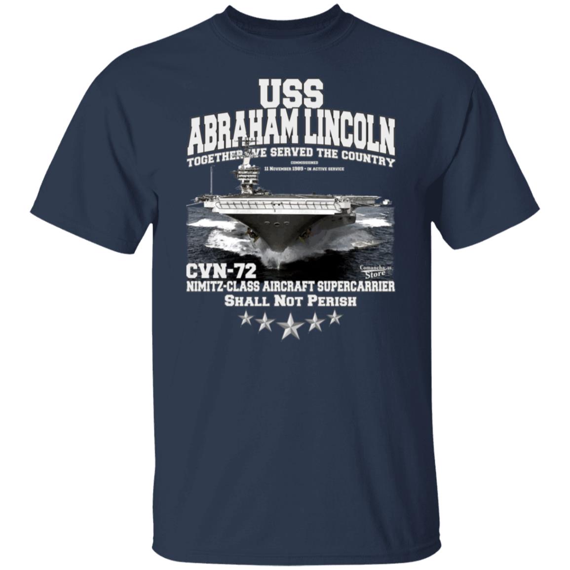 USS Abraham Lincoln CVN-72 t-shirt