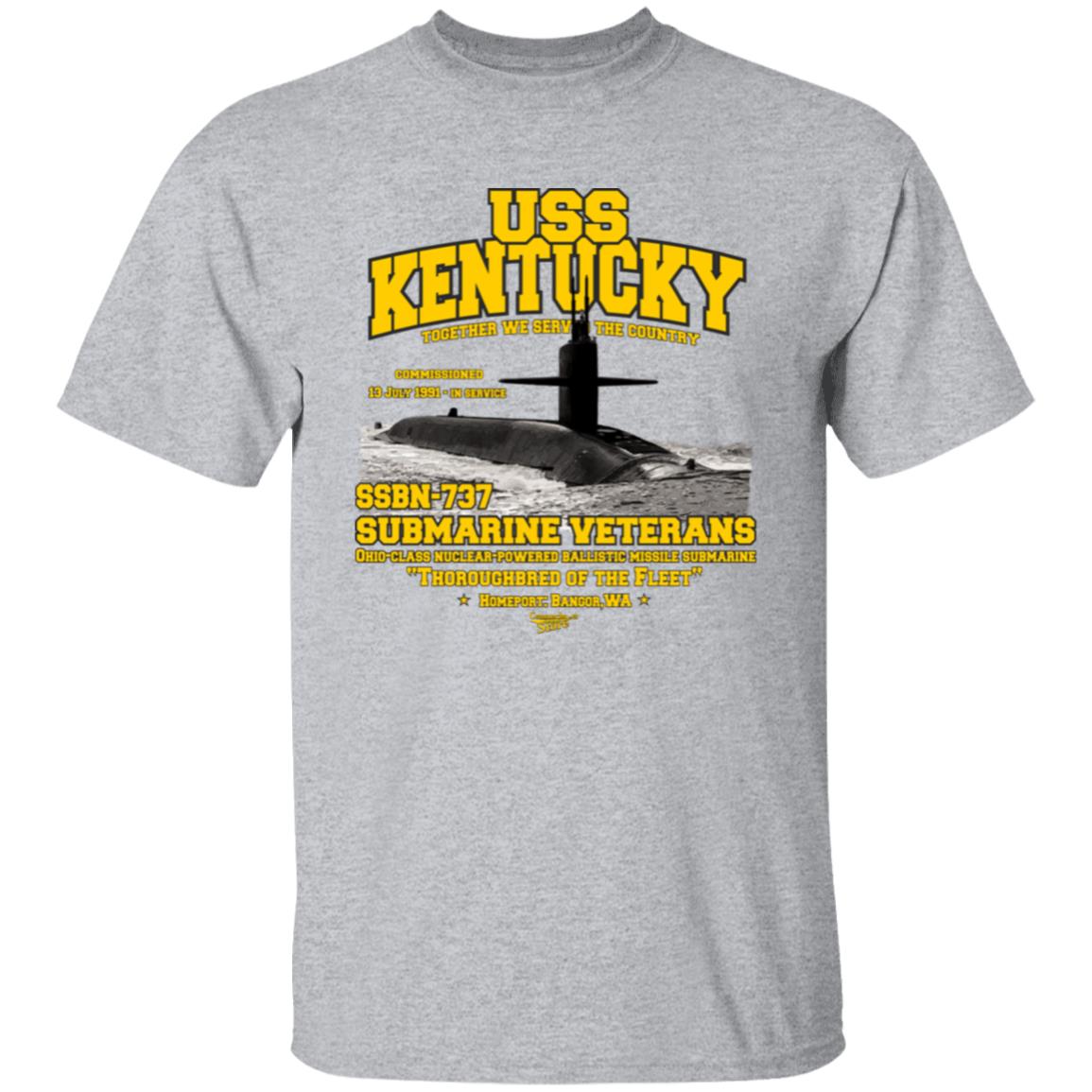 USS KENTUCKY SSBN-737 US Submarine t-shirt