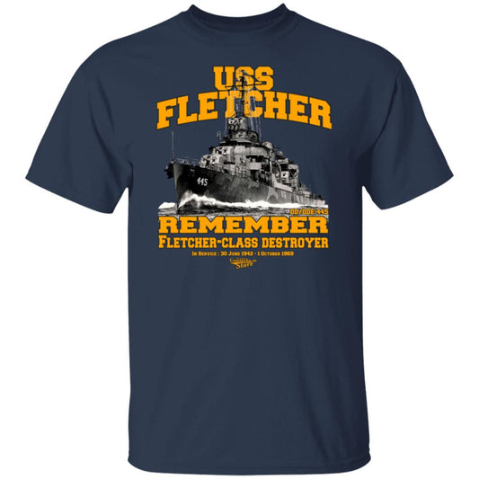 USS Fletcher DD-445 T-Shirt