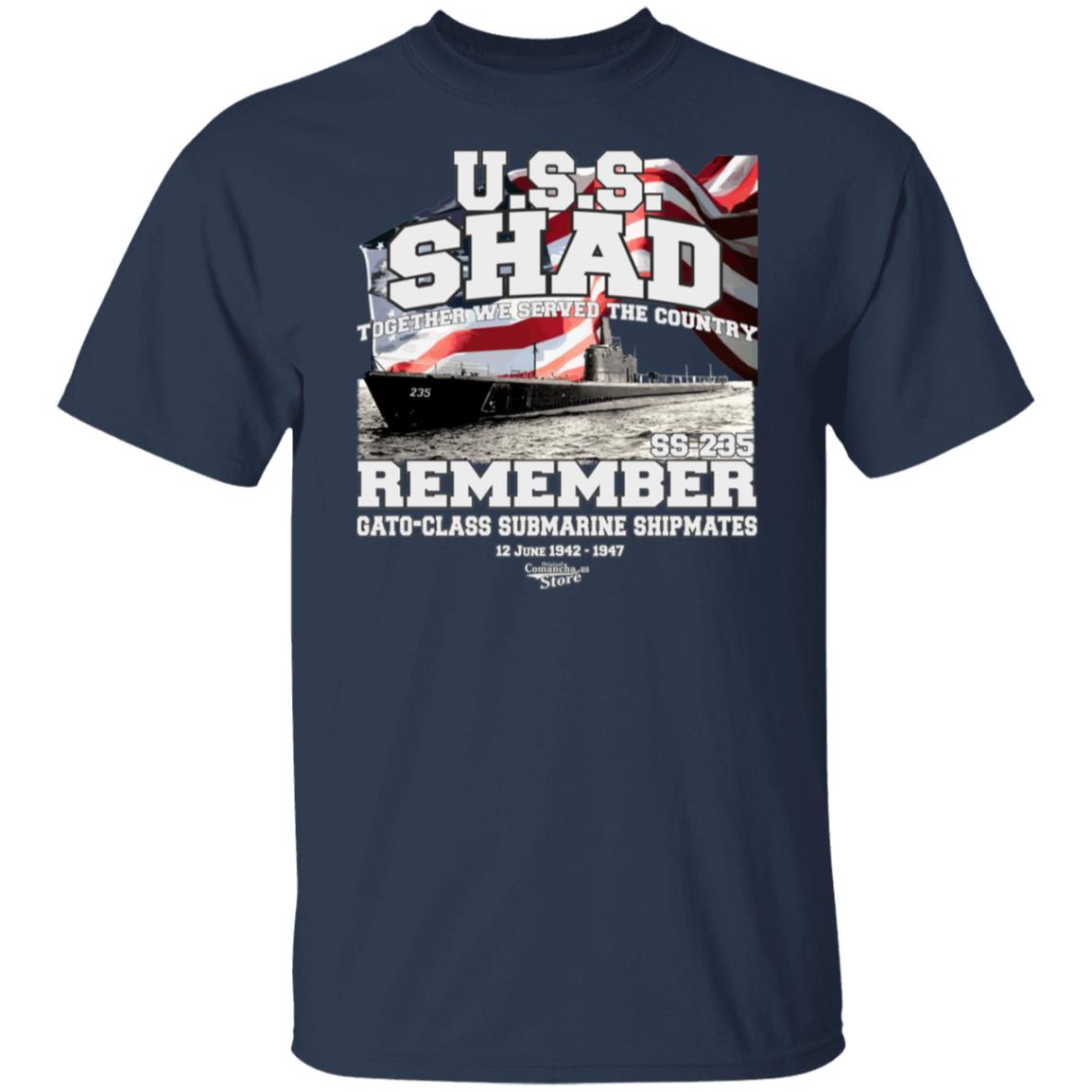 USS SHAD SS-235 Submarine T-Shirt