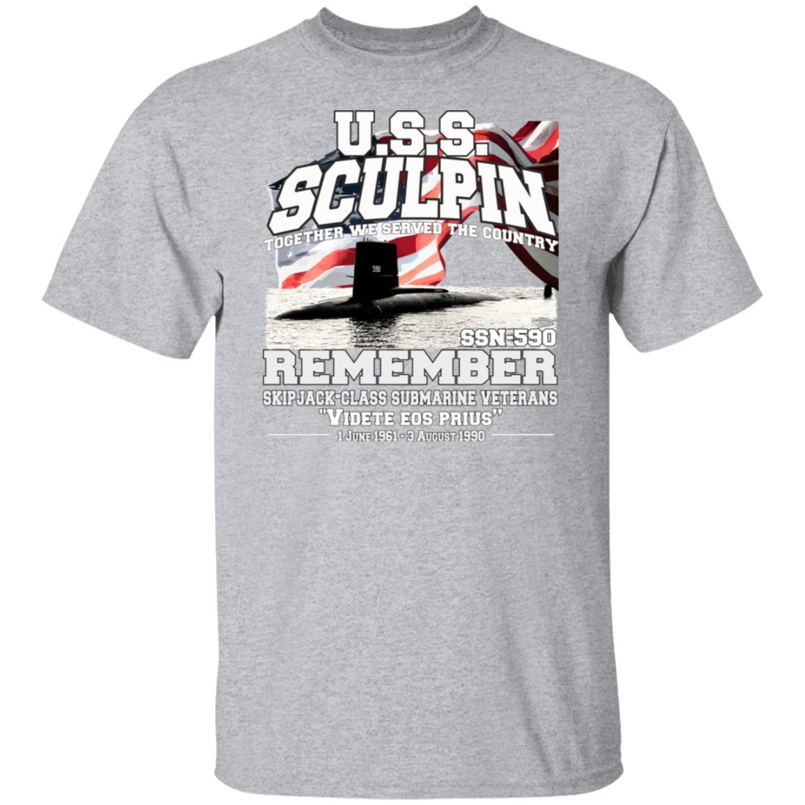 USS SCULPIN SSN-590 Submarine T-Shirt