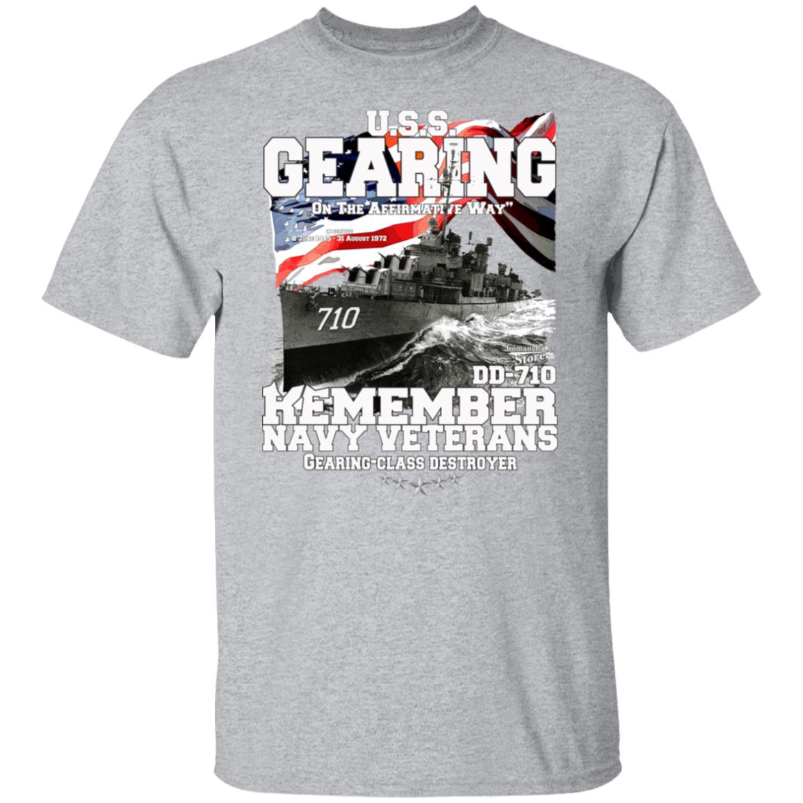 U.S.S. GEARING DD-710 Destroyer T-Shirt