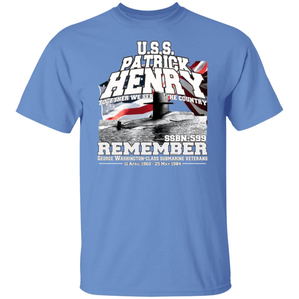 USS Patrick Henry SSBN-599 T-shirt