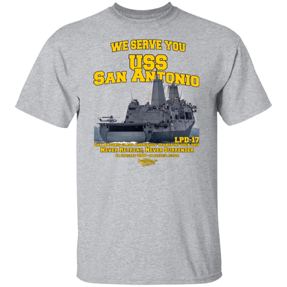 USS San Antonio LPD-17 T-Shirt