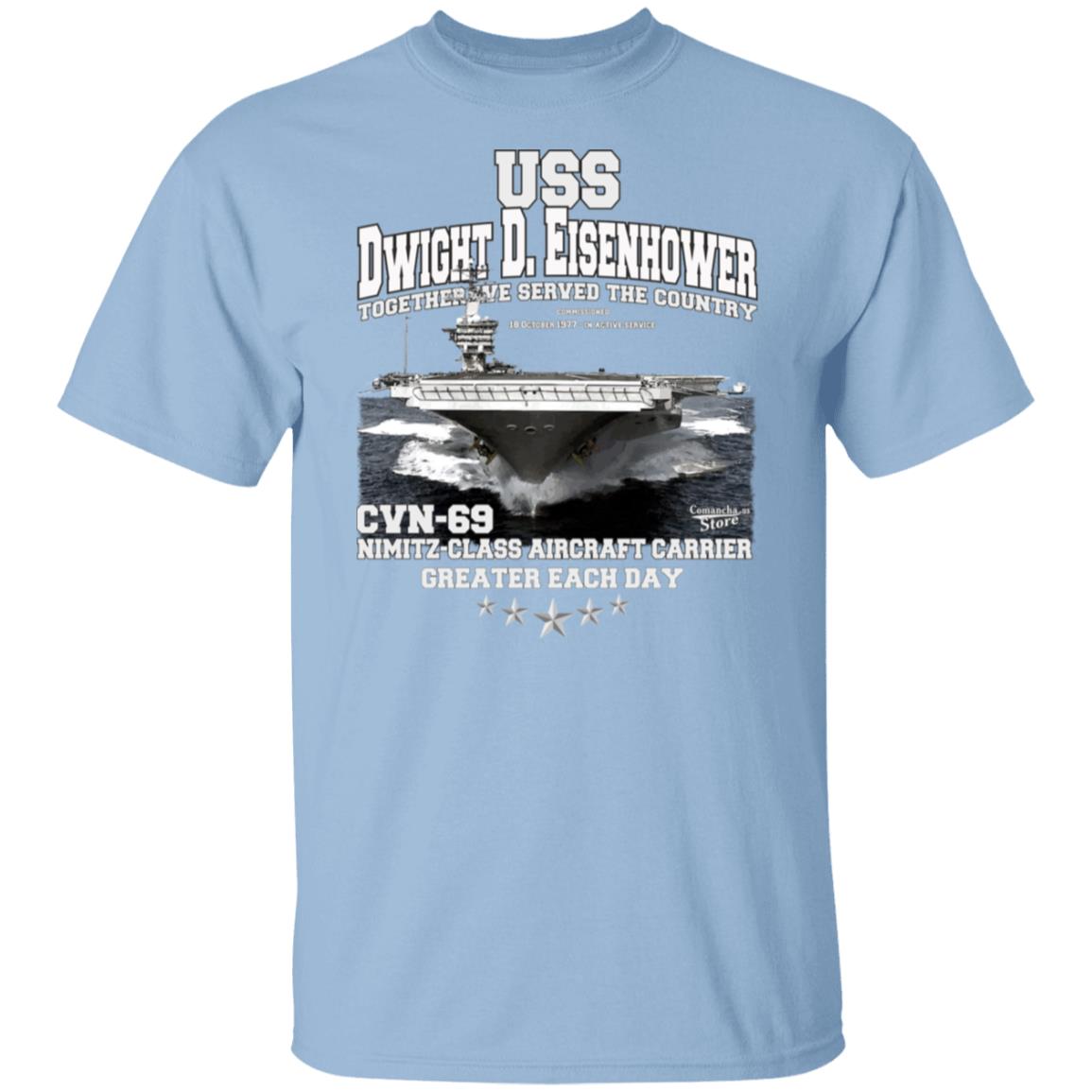 USS Dwight D. Eisenhower CVN-69 t-shirt