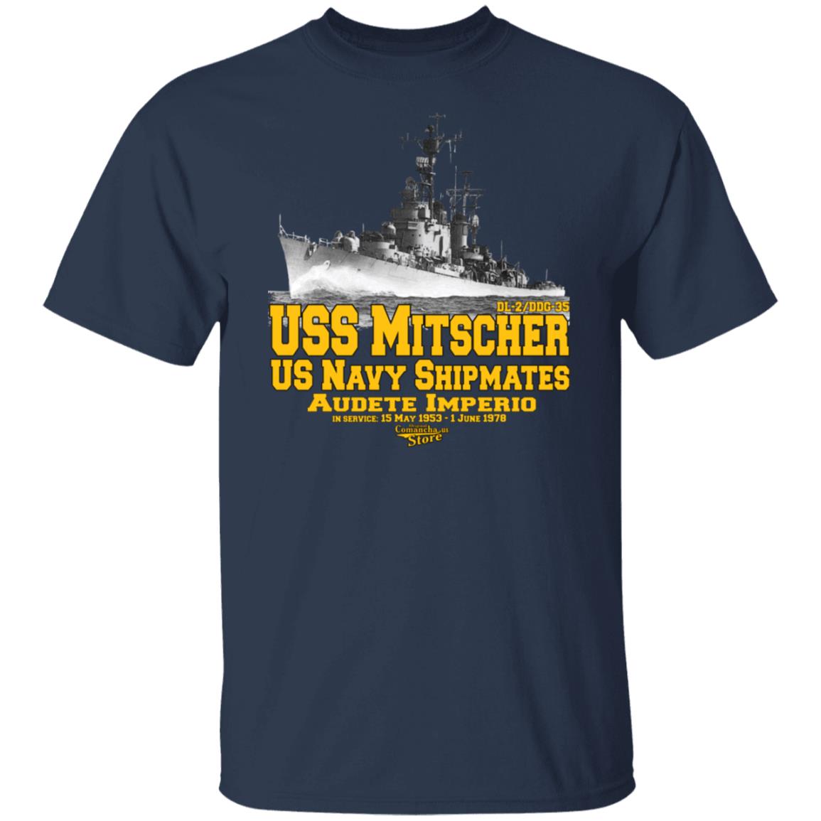 USS MITSCHER DL-2 T-Shirt