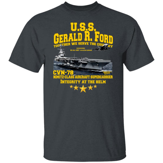 USS,Gerald R. Ford,CVN-78,t-shirt