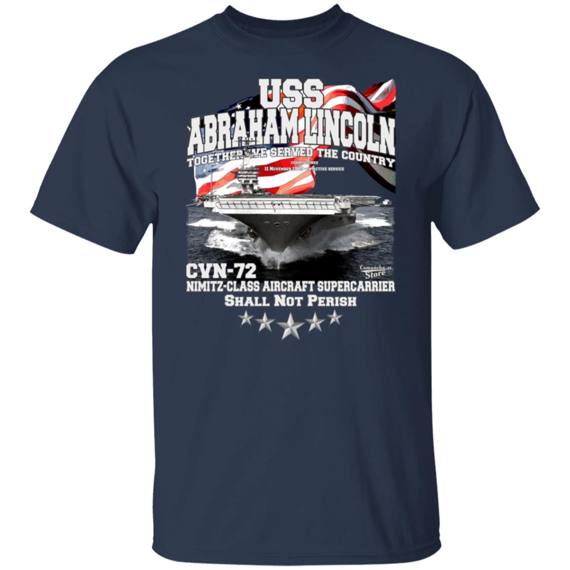 U.S.S. Abraham Lincoln CVN-72 supercarrier t-shirt