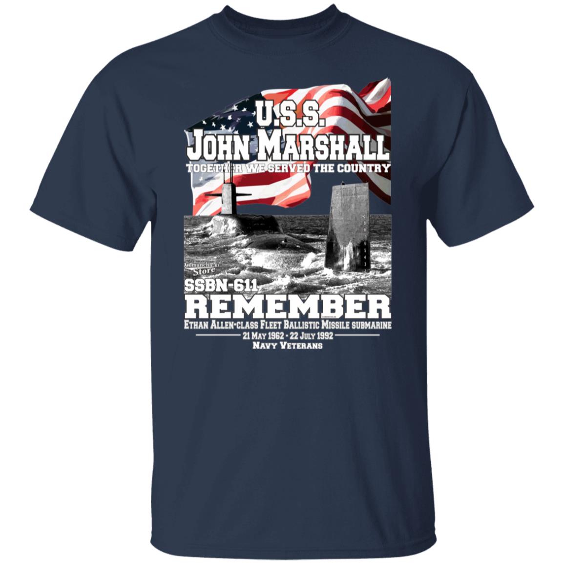 USS John Marshall SSBN-611 Submarine T-shirt