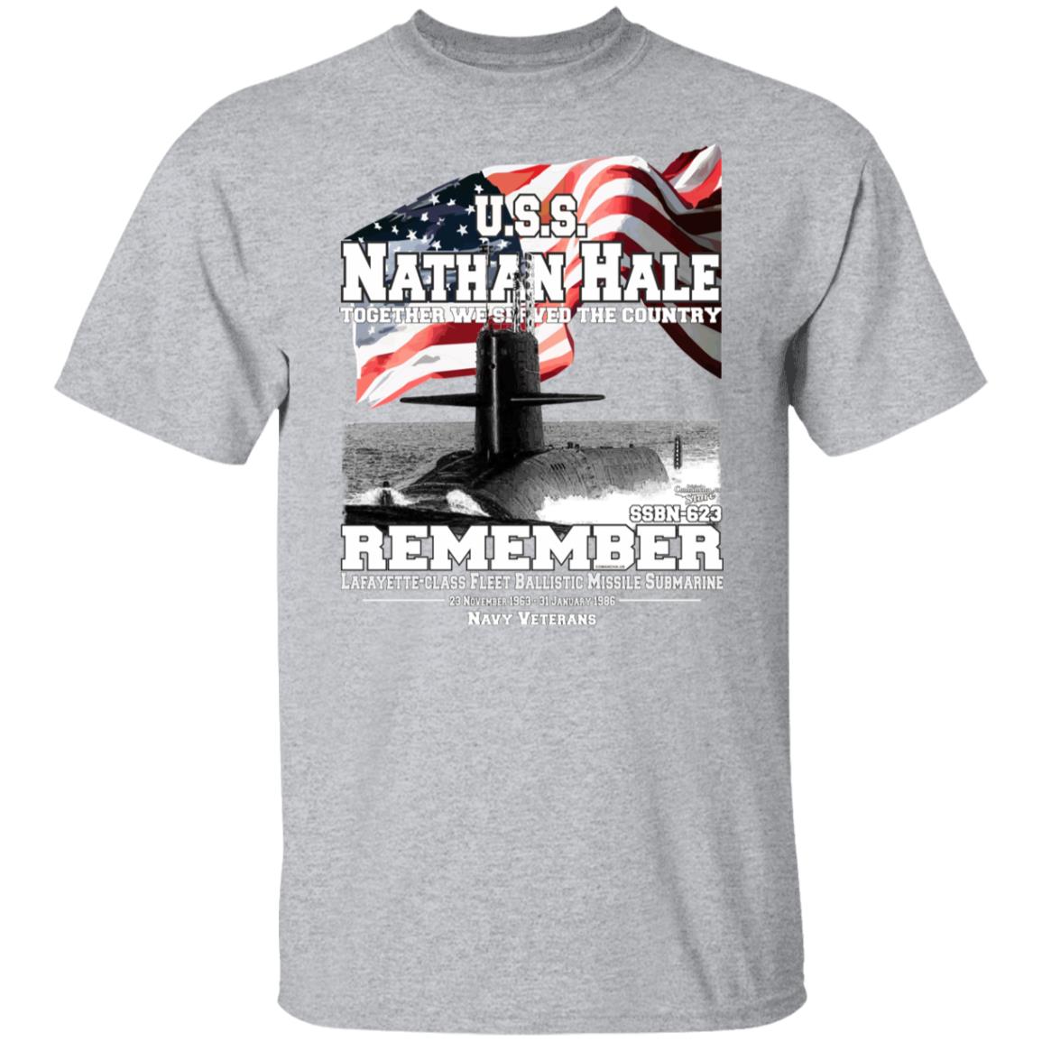 USS Nathan Hale SSBN-623 Submarine T-shirt