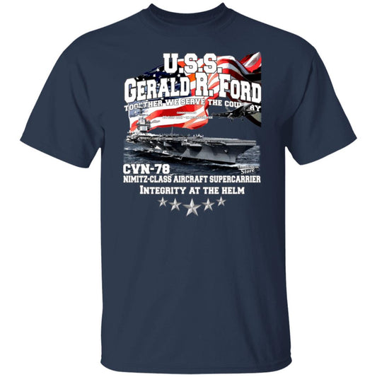 USS Gerald R. Ford CVN-78 t-shirt