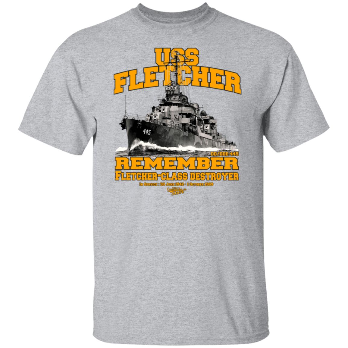 USS Fletcher DD-445 T-Shirt