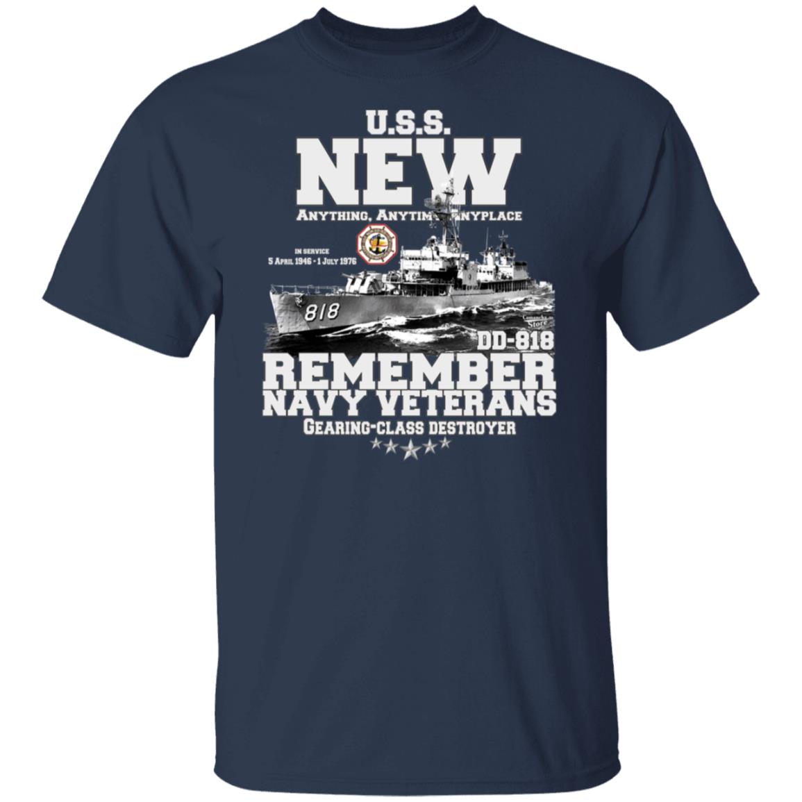 USS NEW DD-818 t-Shirt