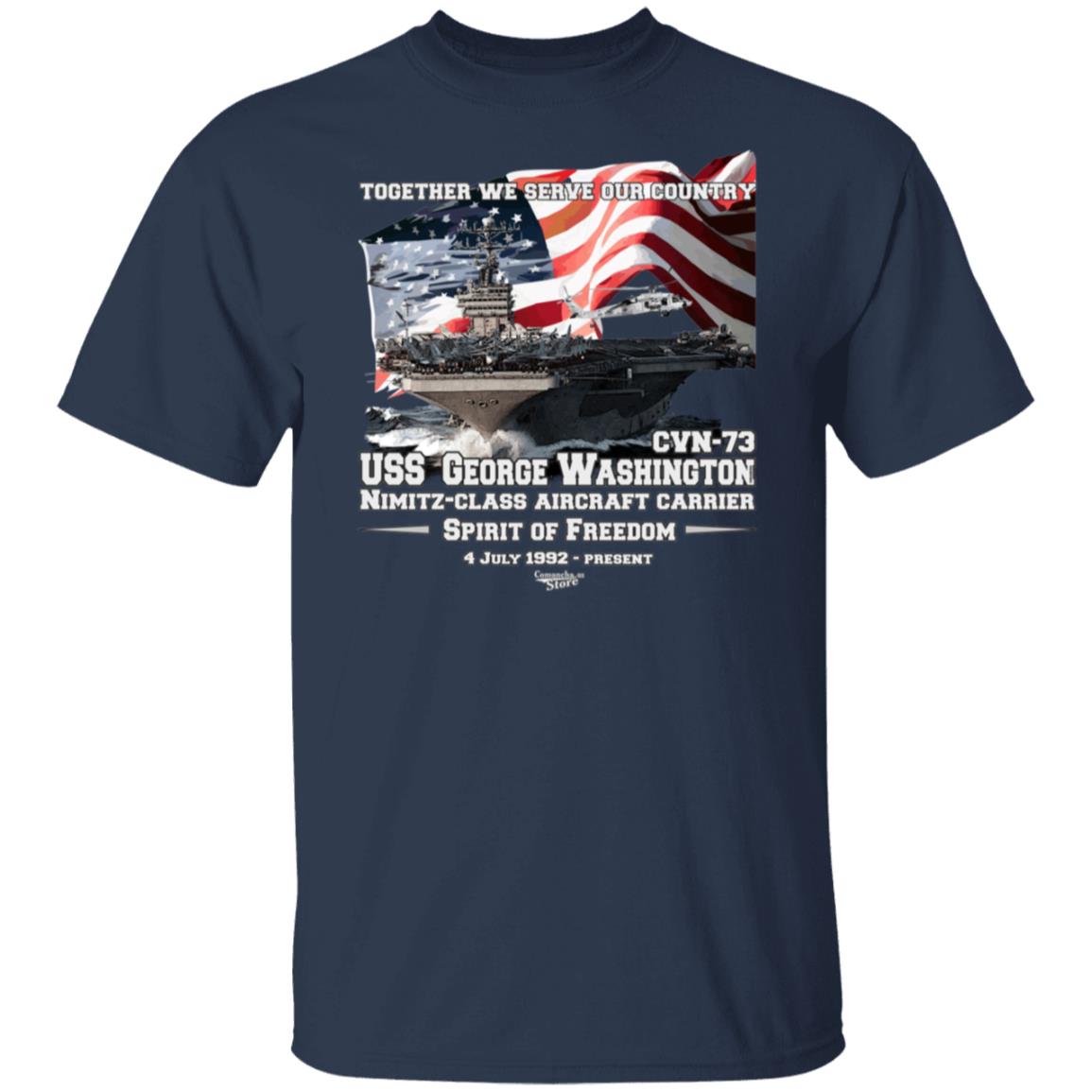 USS GEORGE Washington CVN-73 T-Shirt