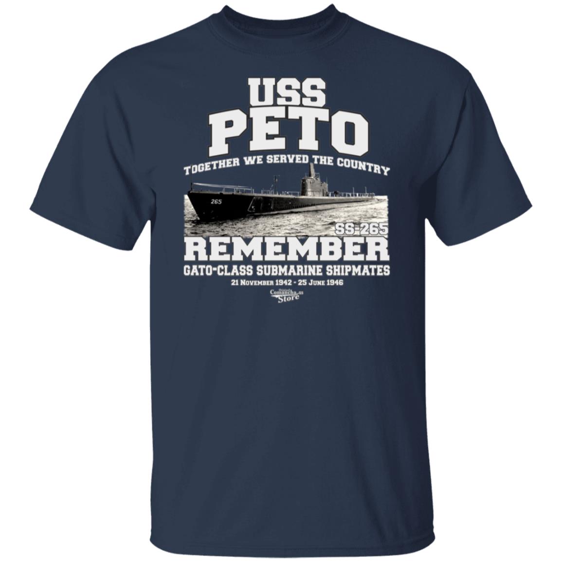 USS PETO SS-265 Submarine T-Shirt