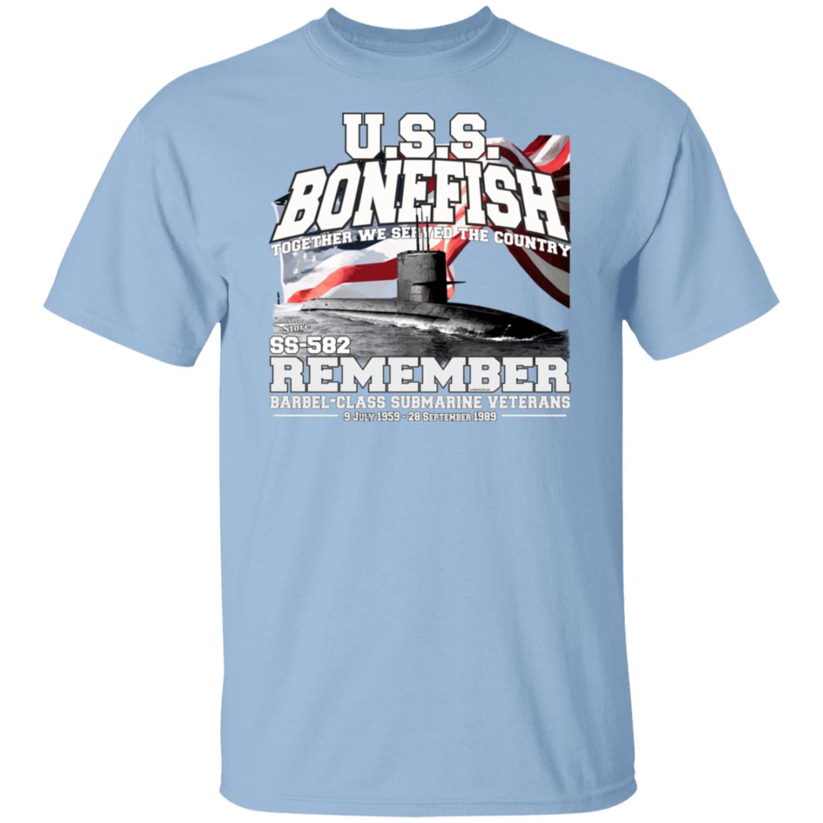 USS BONEFISH SS-582 Submarine vetrerans T-shirt