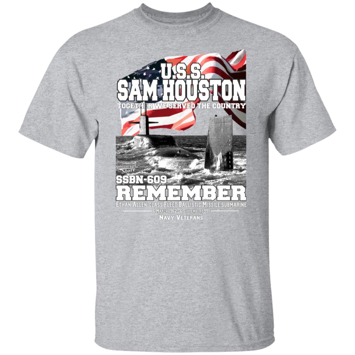 USS Sam Houston SSBN-609 Submarine T-shirt