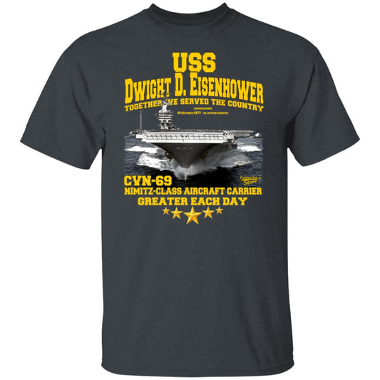 U.S.S. Dwight D.Eisenhower CVN-69 Supercarrier T-shirt