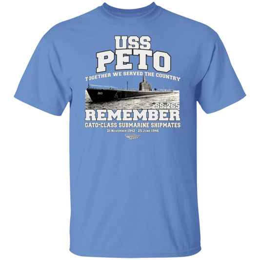 USS PETO SS-265 Submarine T-Shirt