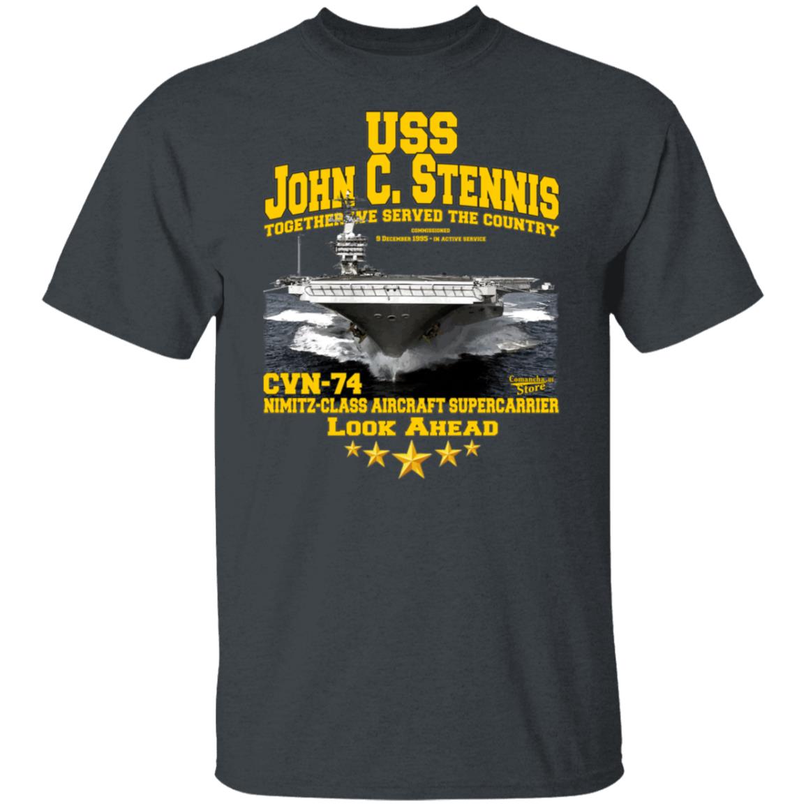 U.S.S. John C. Stennis CVN-74 supercarrier t-shirt