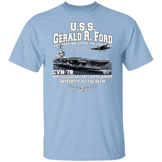 USS Gerald R. Ford CVN-78 t-shirt