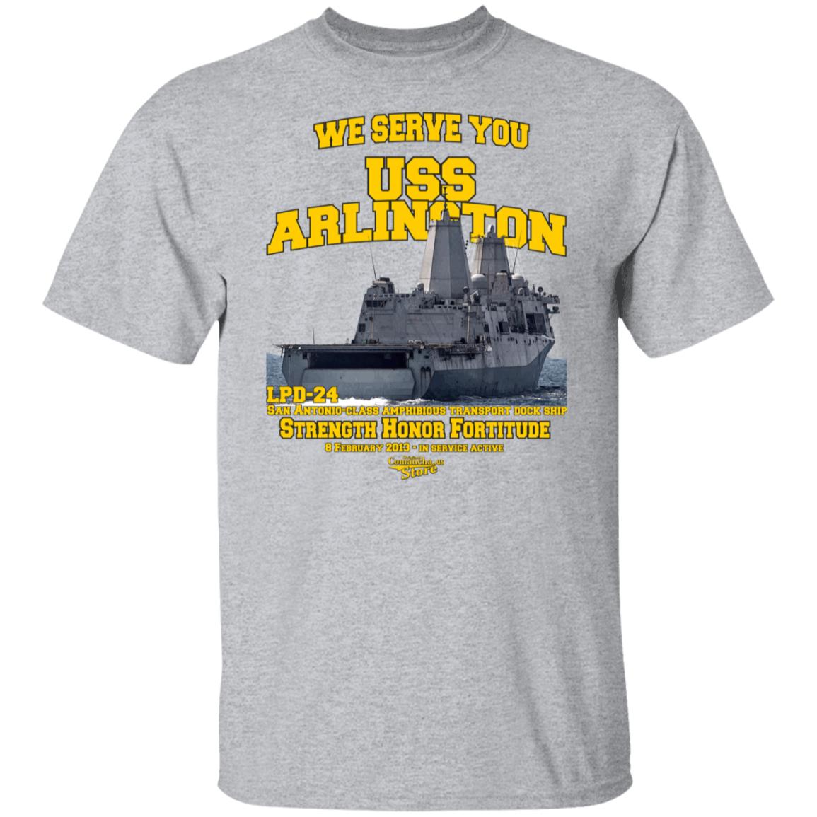 USS Arlington LPD-24 T-Shirt