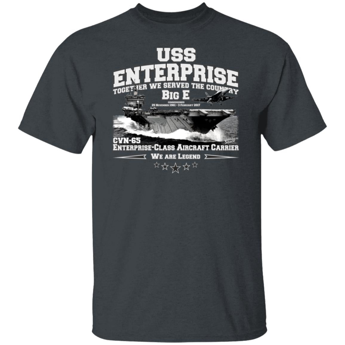 U.S.S. ENTERPRISE,USS ENTERPRISE t-shirt,CVN-65,T-Shirt,U.S.S. ENTERPRISE CVN-65 T-Shirt, Aircraft t-shirts, Aircraft mechanica t-shirt,navy t-shirt,comancha store,Print Method: DIGISOFT®,