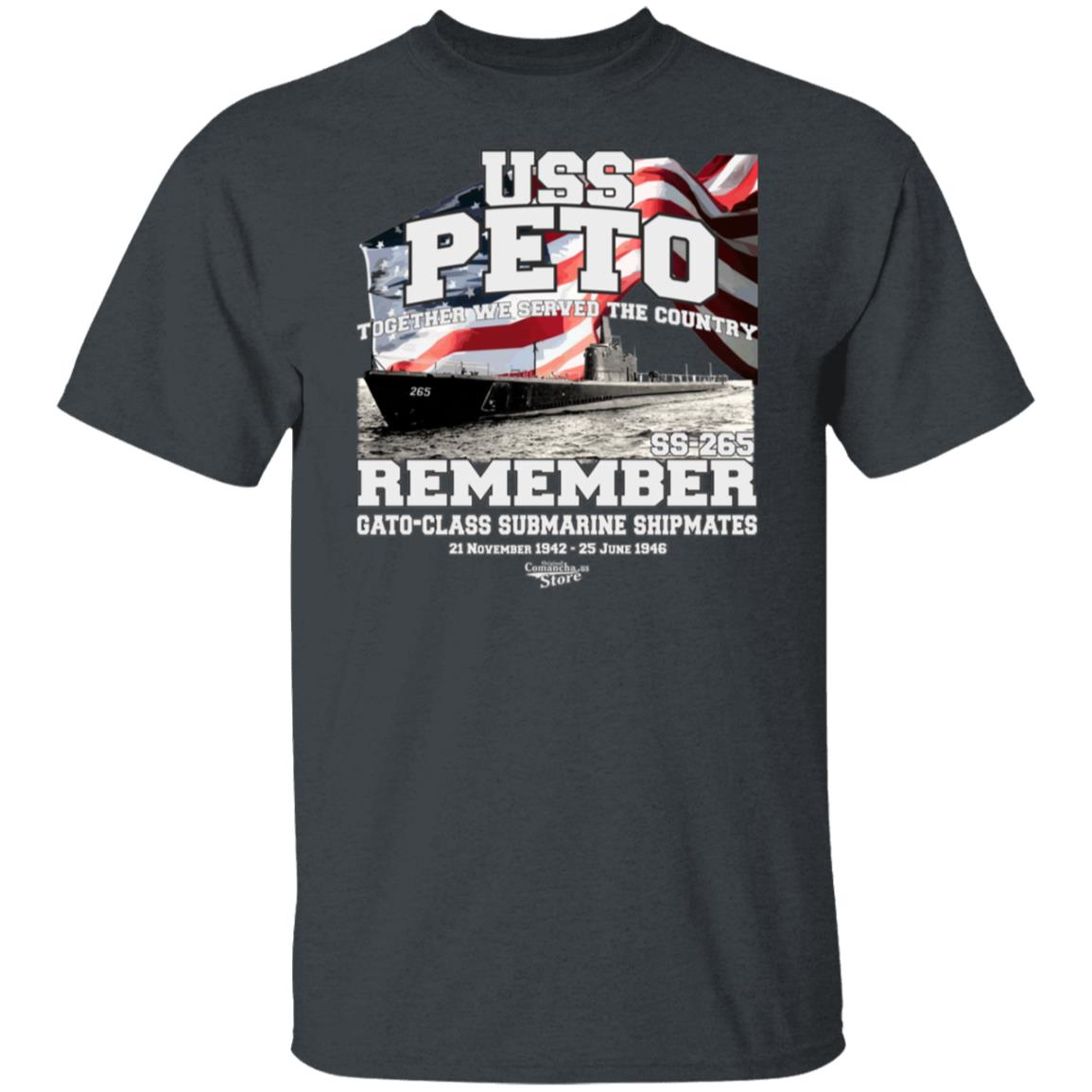 U.S.S. PETO SS-265 Submarine T-Shirt