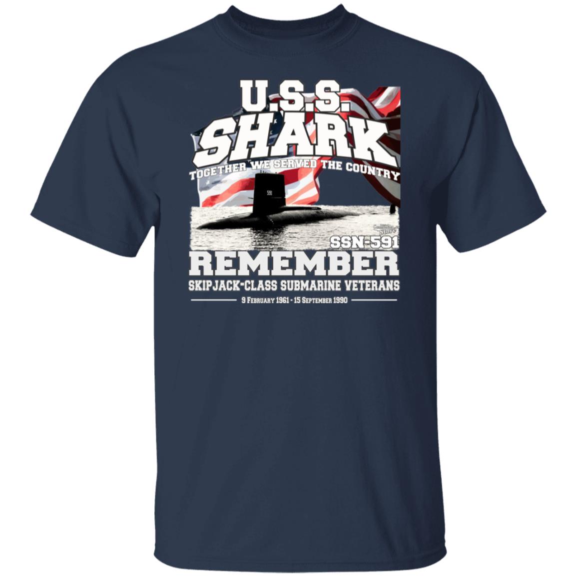 USS SHARK SSN-591 Submarine T-Shirt,