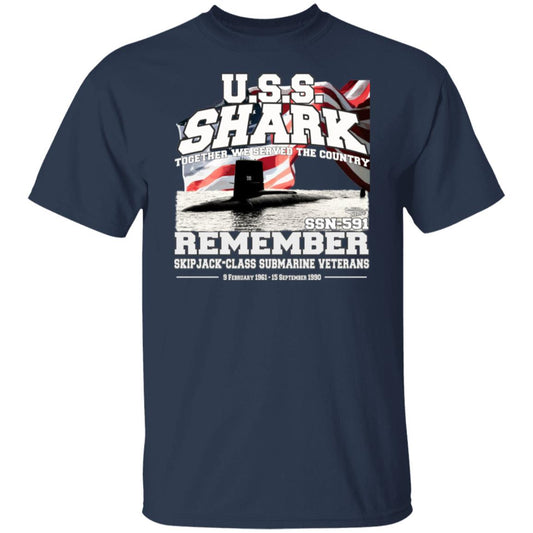 USS SHARK SSN-591 Submarine T-Shirt,