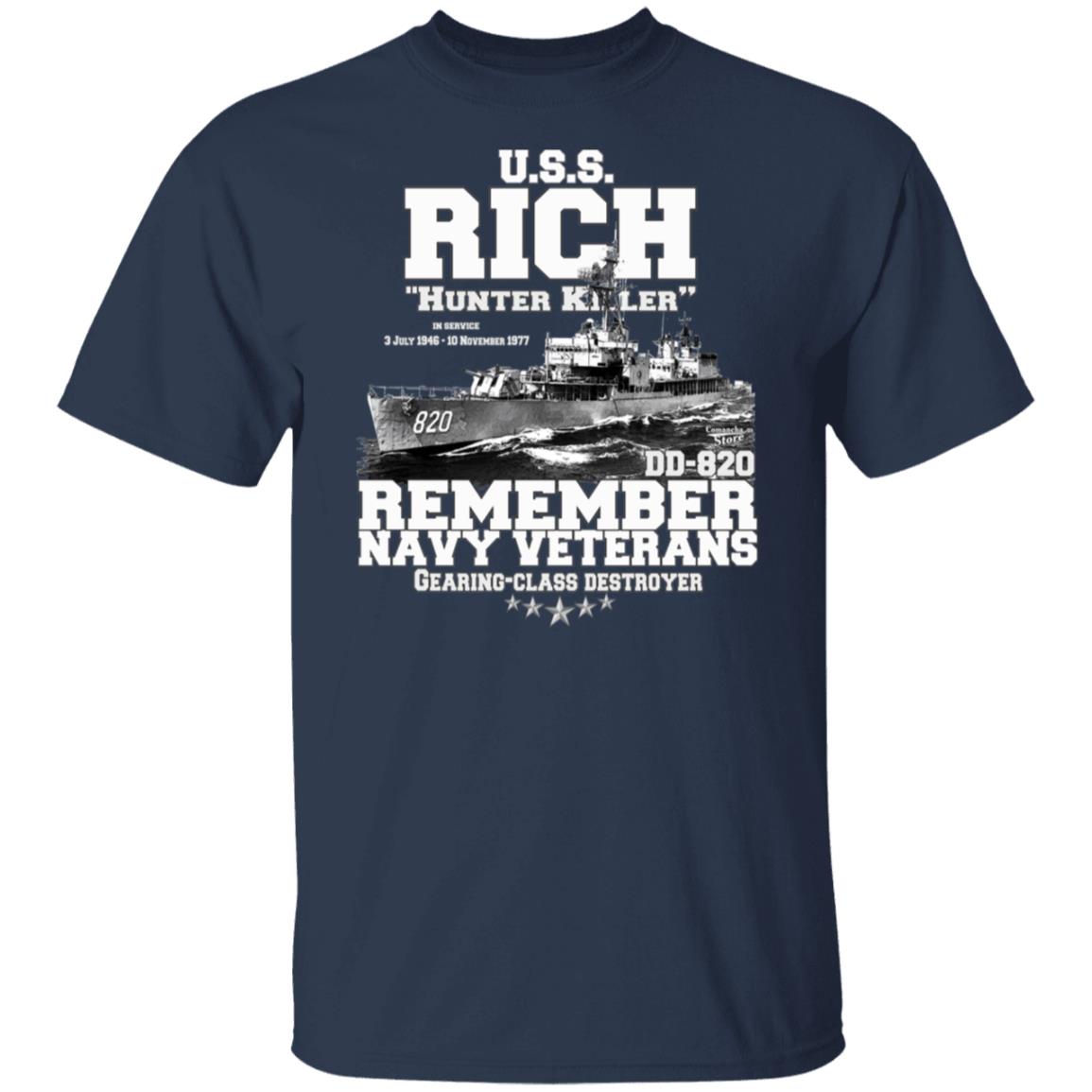 USS RICH DD-820 T-Shirt