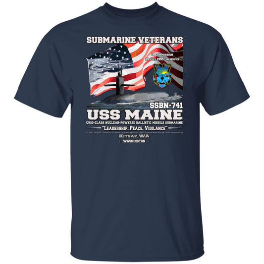 USS MAINE SSBN-741 T-Shirt