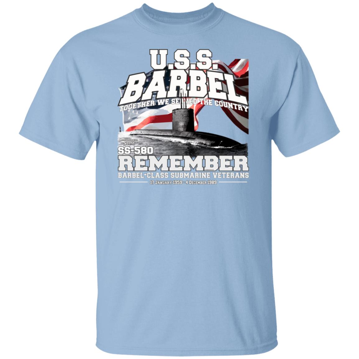 USS BARBEL SS-580 Submarine vetrerans T-shirt