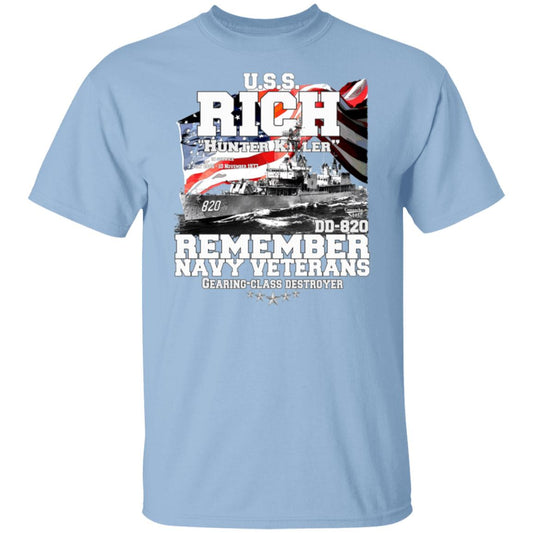 U.S.S. RICH DD-820 Destroyer t-Shirt